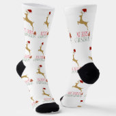 Modern Holiday Socks Christmas Sokken (Gebogen)