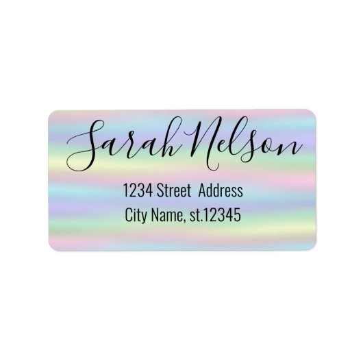 Modern holografisch etiket (Voorkant)