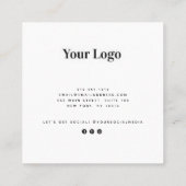 Modern holografisch Visitekaartje (Achterkant)