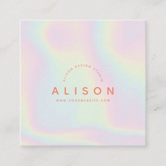 Modern holografisch Visitekaartje (Voorkant)