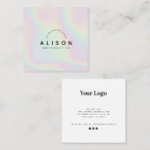 Modern holografisch Visitekaartje (Voorkant / Achterkant)