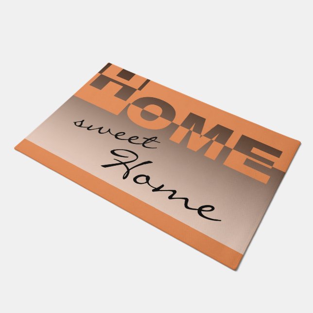 Modern HOME Banner + je rug. en ideeën Deurmat (Schuin)