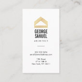 Modern Home Design Custom Abstract Logo Visitekaartje (Achterkant)