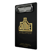 Modern Home Development Logo Vastgoed Mini Klembord (Angled2)