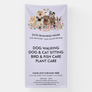 Modern Honden Salon Spandoek