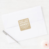 Modern Honey Jar Label Honeybee Apiary Kraft (Envelop)