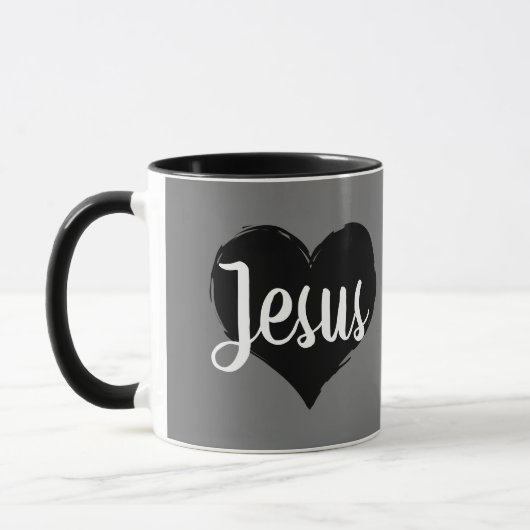 modern hoofd I HEART JESUS | Mok (Links)