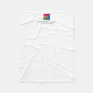 Modern Hotel Motel Hostel Guest House Logo Fleece Deken