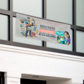 Modern House Cleaning Maid Service Housekeeping Spandoek (Buitenkant Gebouw)