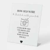 Modern How Old étaient-ils mariés Shower Jeu signe (Recto)