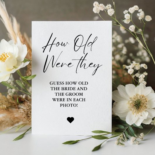 Modern How Old étaient-ils mariés Shower Jeu signe
