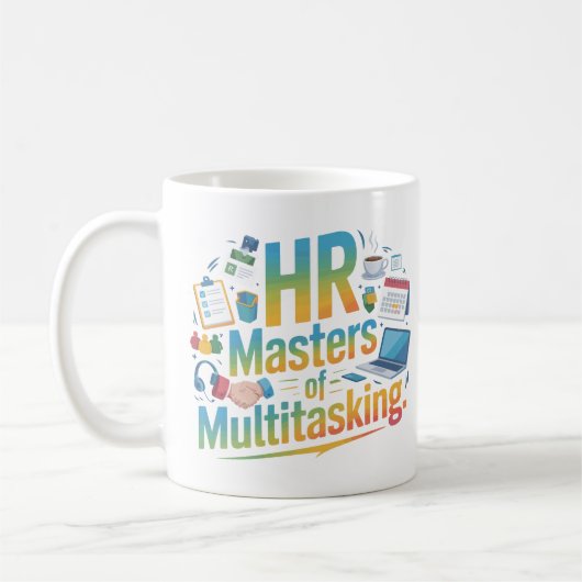 Modern HR Master of Multitasking Mug Design (Gauche)