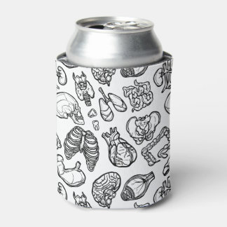 Modern human anatomy Bio Science Sketch Pattern Blikjeskoeler