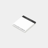 Modern Human Anatomy Science Sketch Persoonlijk Post-it® Notes (Schuin)