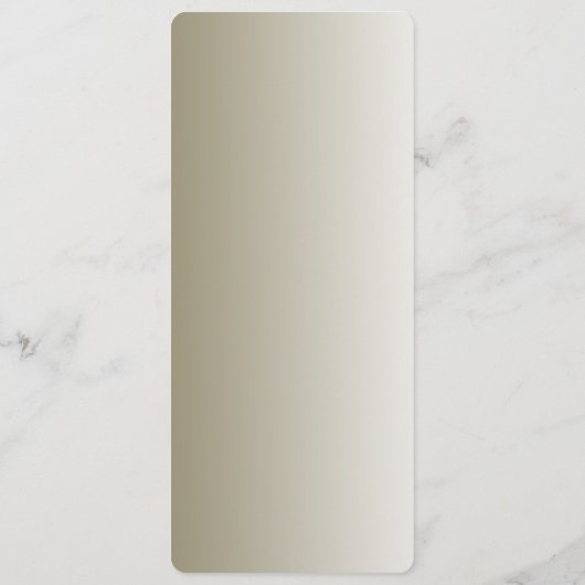 Modern huwelijksmenu menu (Achterkant)