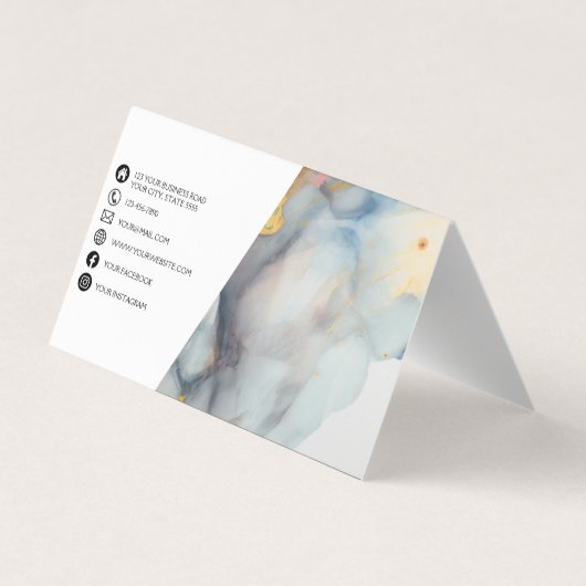 Modern I Abstract 3 Visitekaartjes (Achterkant)