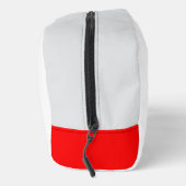 Modern I Do Crew Bold Red Bridesmaid Toilettasje (Rechts)