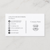 Modern I Eenvoudig Visitekaartje (Voorkant)