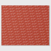 Modern I Love You Cadeaupapier (Vlak)