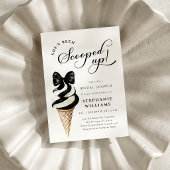 Modern Ice Cream Bridal Shower Kaart
