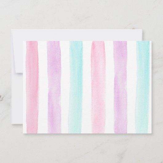 Modern Ice Cream Sprinkles Verjaardag Bedankkaart (Achterkant)