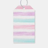 Modern Ice Cream Truck Birthday Bedankt Cadeaulabel (Achterkant)