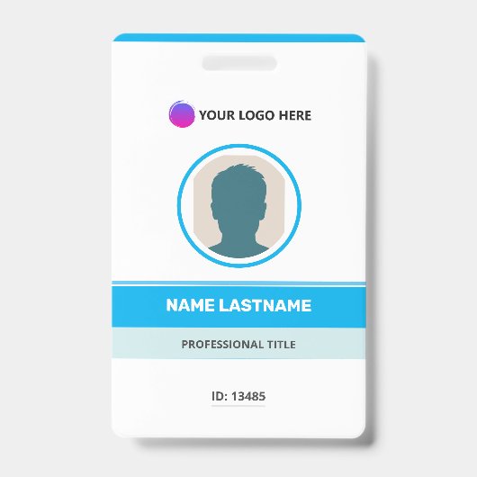 Modern ID Card Identification Badge (Avant)