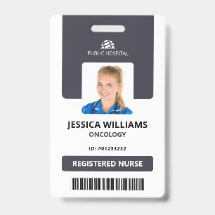 Modern ID Kaart Hospital Personeelsregister Verple Badge