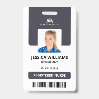 Modern ID Kaart Hospital Personeelsregister Verple Badge