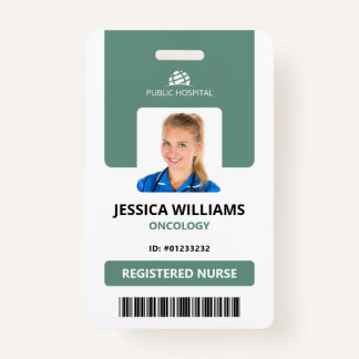 Modern ID Kaart Hospital Personeelsregister Verple Badge