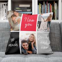 Modern Ik hou van je Fotocollage Valentijnsdag