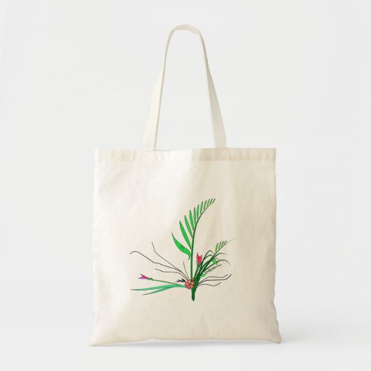 Modern Ikebana Drawing Tote Bag (Voorkant)