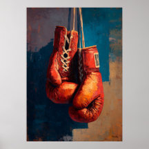 Modern Impressionist Boxing Gloves Strength