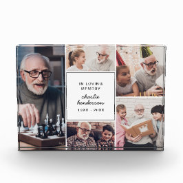 Modern in Loving Memory 5-foto Memorial Keepsake Fotoblokken