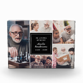 Modern in Loving Memory 5-foto Memorial Keepsake Fotoblokken