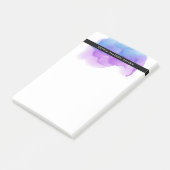 Modern Indigo Waterverf op maat Post-it® Notes (Schuin)