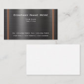 Modern industrieel ontwerp visitekaartje (Voorkant / Achterkant)