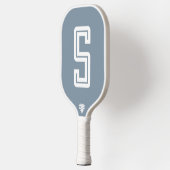 Modern Initiaal Dusty Blue Pickleball Paddle (Links)