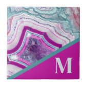 Modern Initiaal Monogram Tegeltje (Voorkant)