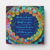 Modern Inspirerend  achter je Afstuderen Fotoplaat (Voorkant)