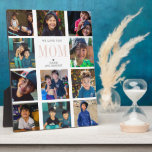 Modern Instagram 11 Photo Collage Plaque<br><div class="desc">Mother's Day is the perfect opportunity to show ALL the moms in our lives just how much we appreciate them. Give her a gift she will love and cherish for years to come. Design a personalized photo plaque so she can relive precious memories with her favorite people. Upload your digital...</div>
