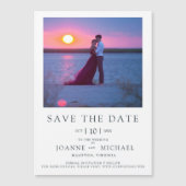 Modern Instant Photo Couple Save the Date Wedding (Voorkant)