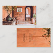 Modern interieur makelaar onroerend goed visitekaartje (Voorkant / Achterkant)