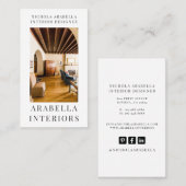 Modern Interior Designer Visitekaartje (Voorkant / Achterkant)