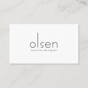 Modern Interior Designer Visitekaartje