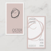 Modern Interior Designer Visitekaartje (Voorkant / Achterkant)