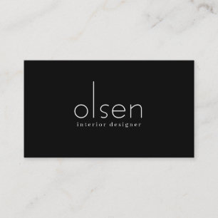 Modern Interior Designer Visitekaartje