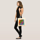 Modern Interlocking Shapes Tiny Tote (Voorkant (model))