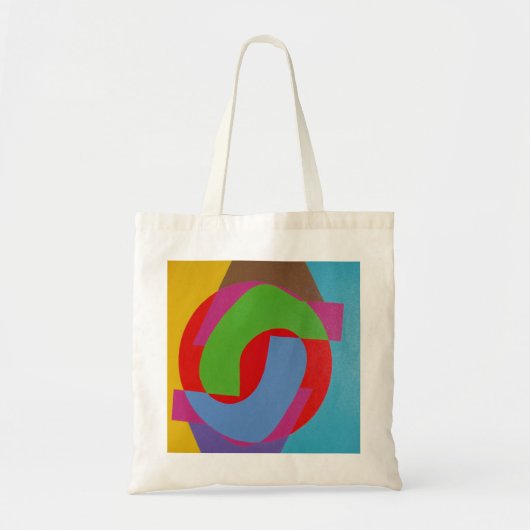 Modern Interlocking Shapes Tiny Tote (Voorkant)