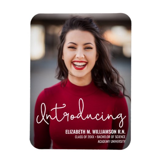 Modern Introduction Nurse RN Afstuderen Magneet (Verticaal)